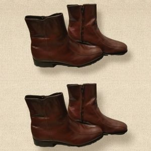 Florsheim Regent 11087 Cognac Leather Ankle Boots Mens Size 8.5 D